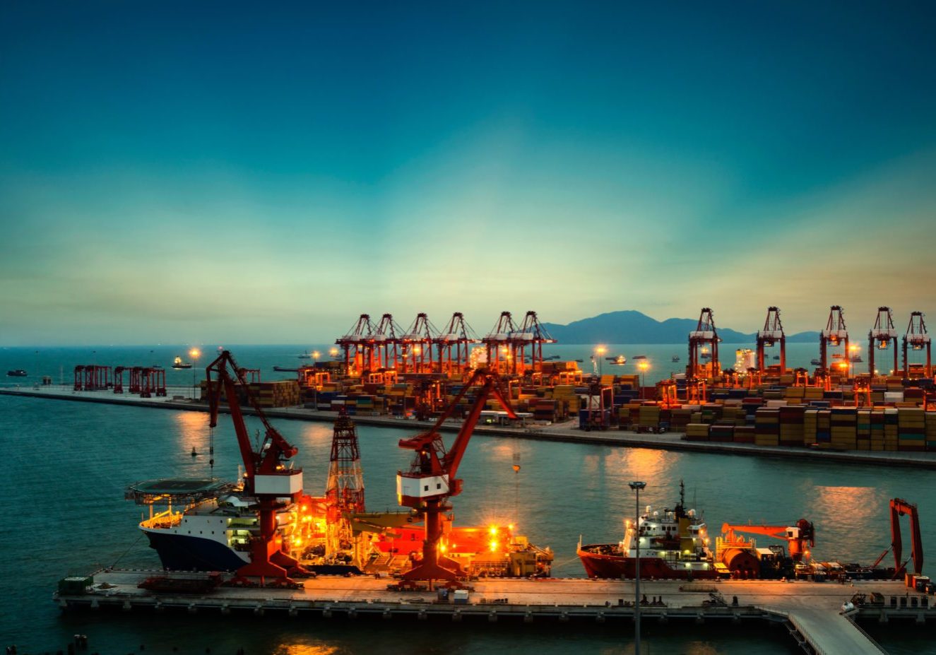 Container terminal ocean freight charges
